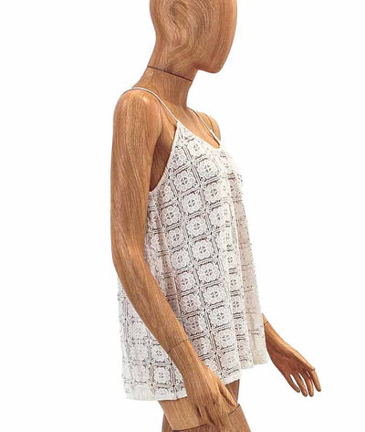 Tucker Clothing Medium Spaghetti Strap Lace Tank