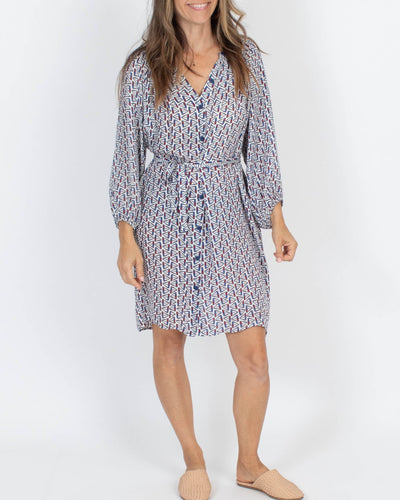 Tucker Clothing Small Printed Silk Dress