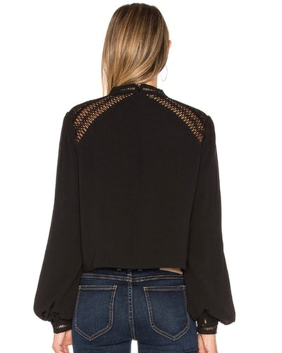 Tularosa Clothing Small "Coco" Keyhole Blouse