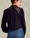Tularosa Clothing Small "Coco" Keyhole Blouse