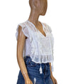 Tularosa Clothing XS "Cole" Cropped Blouse