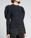 Ulla Johnson Clothing Medium "Philo" Long Sleeve Crewneck Sweatshirt