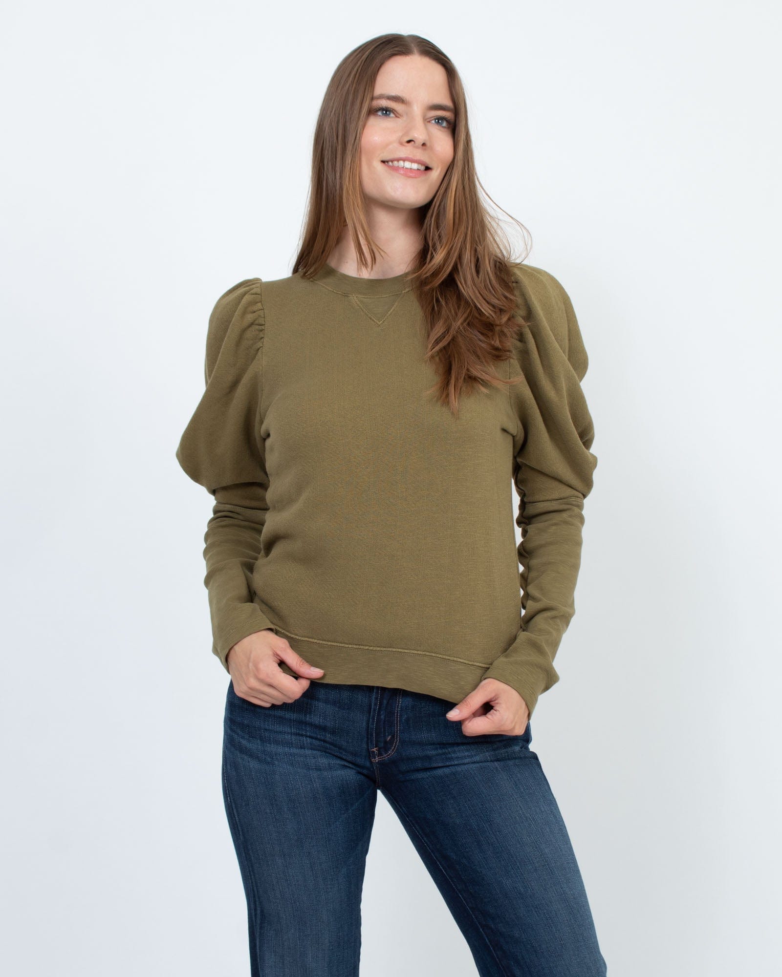 Philo Long Sleeve Crewneck Sweatshirt The Revury