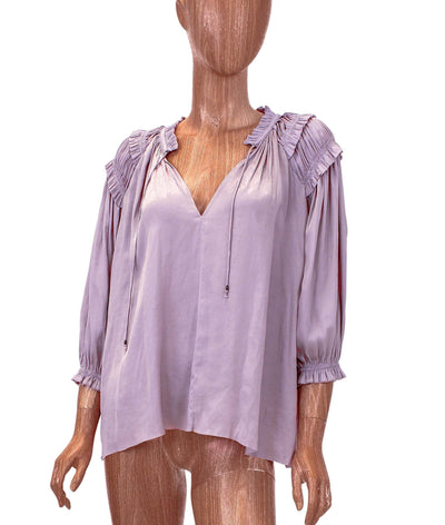 Ulla Johnson Clothing Medium | US 6 Blush Blouse
