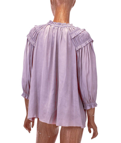 Ulla Johnson Clothing Medium | US 6 Blush Blouse