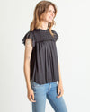 Ulla Johnson Clothing Medium | US 6 Cap Sleeve Blouse