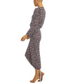 Ulla Johnson Clothing Medium | US 6 Printed Long Sleeve Jumpsuit