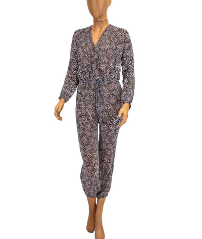 Ulla Johnson Clothing Medium | US 6 Printed Long Sleeve Jumpsuit