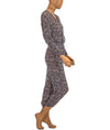Ulla Johnson Clothing Medium | US 6 Printed Long Sleeve Jumpsuit