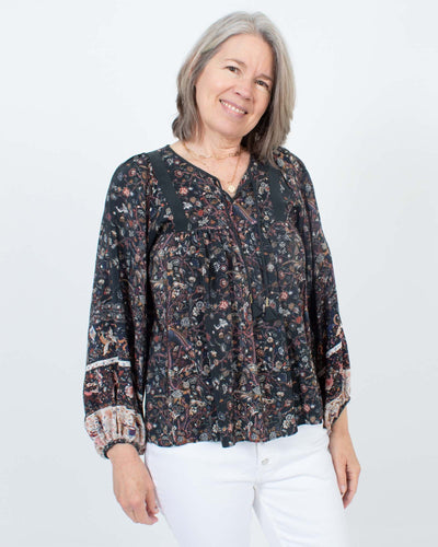 Ulla Johnson Clothing Medium | US 6 Silk Peasant Top