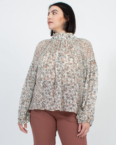 Ulla Johnson Clothing Medium | US 6 Tie Front Blouse