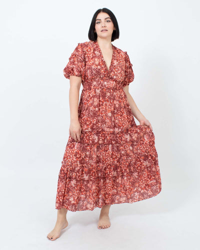 Ulla Johnson Clothing Medium | US 8 Printed Maxi Dress