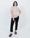 Ulla Johnson Clothing Medium | US 8 Ruffled Lace Sleeveless Blouse