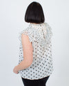 Ulla Johnson Clothing Medium | US 8 Ruffled Lace Sleeveless Blouse