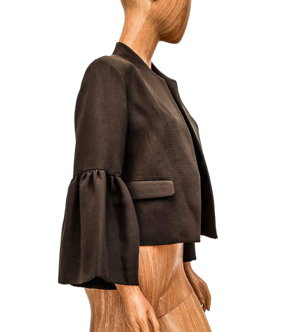 Ulla Johnson Clothing Medium | US 8 Woven Bell-Sleeve Jacket