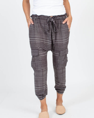 Ulla Johnson Clothing Small | 4 Silk Harem Jogger Pants