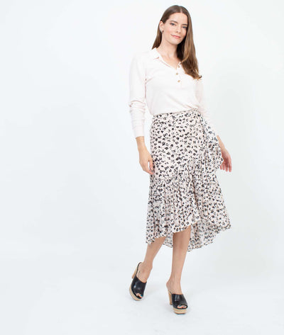Ulla Johnson Clothing Small | US 2 Printed High-Low Skirt