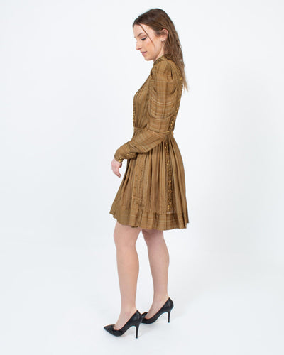 Ulla Johnson Clothing Small | US 4 Olive Green "Philippa" Dress