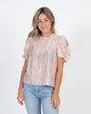 Ulla Johnson Clothing Small | US 4 Puff Sleeve Printed Top