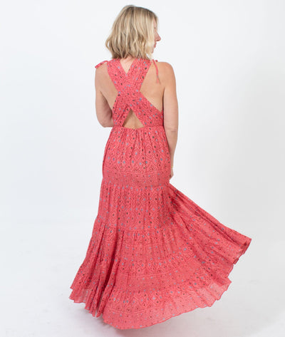 Ulla Johnson Clothing Small | US 4 Sleeveless Printed Maxi Dress