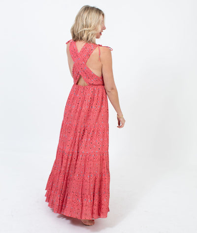 Ulla Johnson Clothing Small | US 4 Sleeveless Printed Maxi Dress