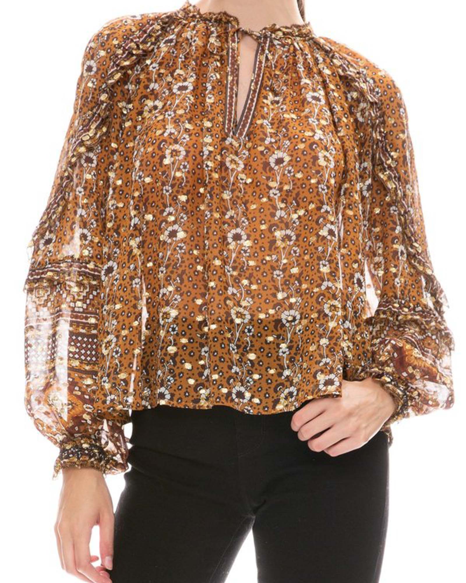 Ulla Johnson Clothing XS | 0 "Calista" Silk Blouse