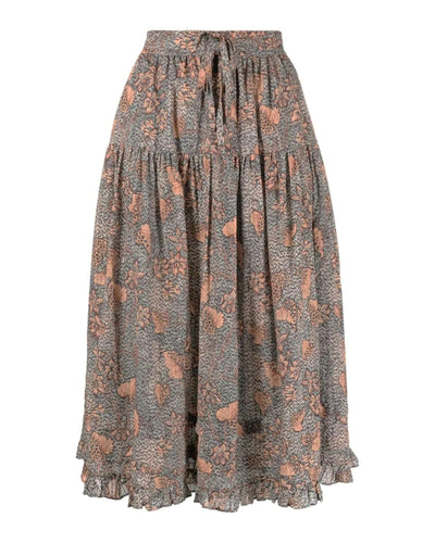 Ulla Johnson Clothing XS "Alva" Top and "Raquel" Midi Skirt Set