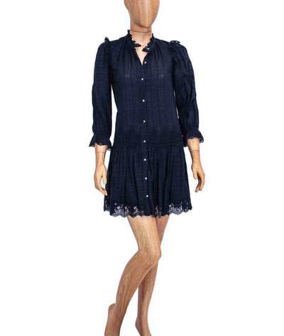 Ulla Johnson Clothing XS | US 0 Long Sleeve Cotton Mini Dress