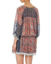 Ulla Johnson Clothing XS | US 0 Salinas Red and Blue Paisley Print Dress