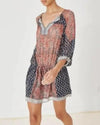Ulla Johnson Clothing XS | US 0 Salinas Red and Blue Paisley Print Dress