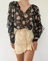 Ulla Johnson Clothing XS | US 0 Sheer Floral Blouse