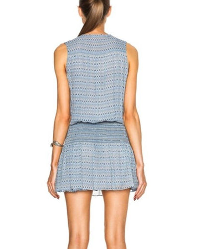 Ulla Johnson Clothing XS | US 2 "Melilla" Smocked Waist V-Neck Dress