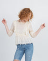 Ulla Johnson Clothing XS | US 2 Ruffle And Applique Blouse