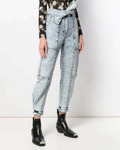 Ulla Johnson Clothing XS | US 2 "Storm Tie Waist Tapered" Jeans
