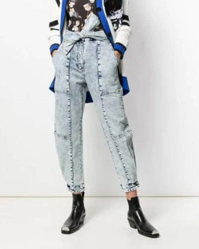Ulla Johnson Clothing XS | US 2 "Storm Tie Waist Tapered" Jeans