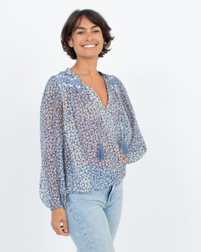 Ulla Johnson Clothing XS | US 2 Tassel Floral Blouse