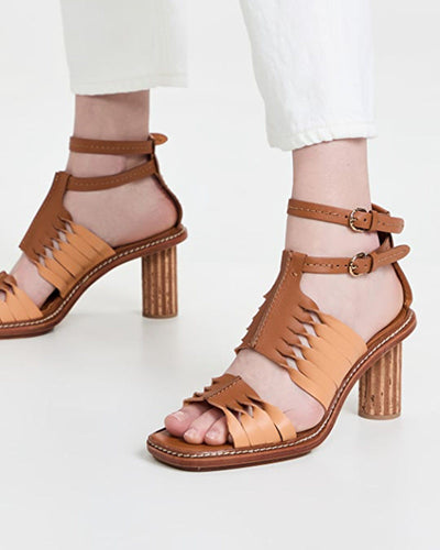 Ulla Johnson Shoes Large | 9 "Madeira Twisted Contrast" High Heel