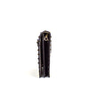 Valentino Bags One Size Leather Rockstud Clutch with Chain Strap