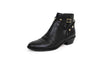Valentino Shoes Medium | US 8.5 I IT 38.5 Rockstud Grainy Calfskin Leather Ankle Bootie