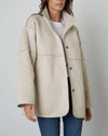 Velvet by Graham & Spencer Clothing Medium "Albany Reversible" Faux Shearling Jacket