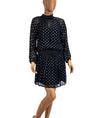 Velvet by Graham & Spencer Clothing Medium Long Sleeve High Neck Mini Dress