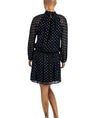 Velvet by Graham & Spencer Clothing Medium Long Sleeve High Neck Mini Dress