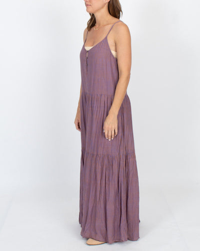 Velvet by Graham & Spencer Clothing Medium Striped "Steffi" Maxi Dress