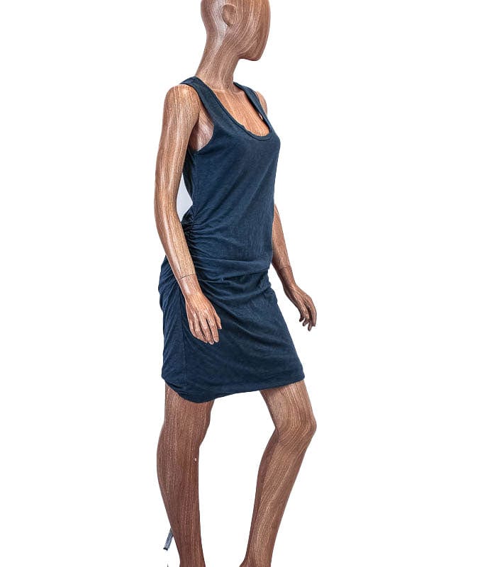 Velvet by Graham & Spencer Clothing Medium "Vintage Slub" Cinched Dress