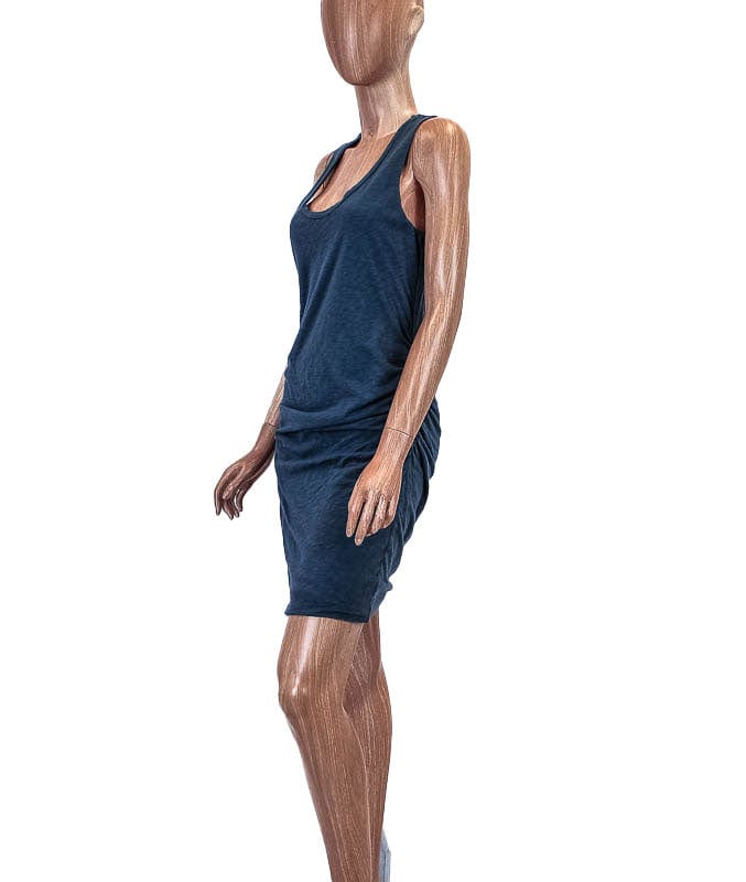 Velvet by Graham & Spencer Clothing Medium "Vintage Slub" Cinched Dress