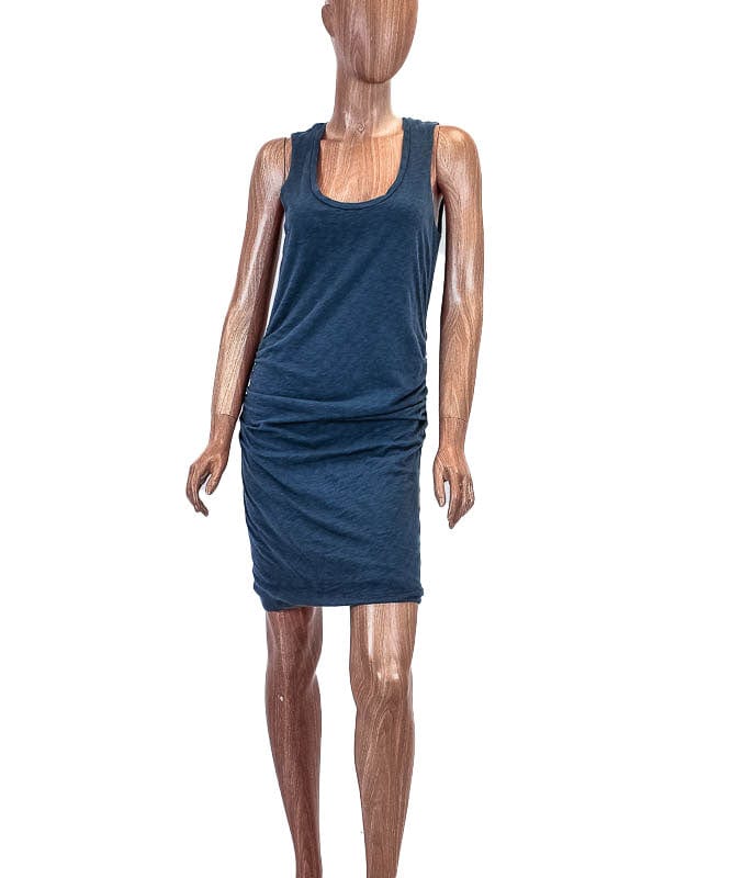 Velvet by Graham & Spencer Clothing Medium "Vintage Slub" Cinched Dress