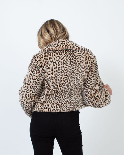 Velvet by Graham & Spencer Clothing Small Animal Print Jacket