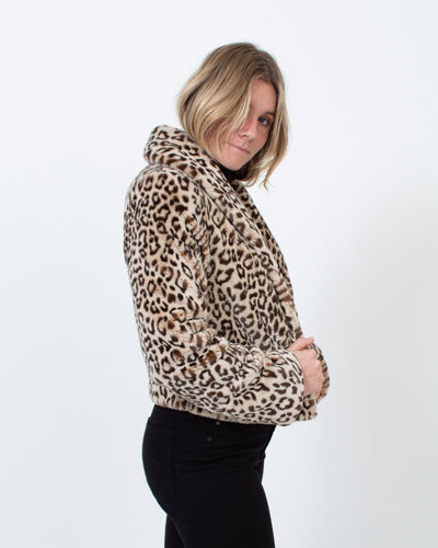 Velvet by Graham & Spencer Clothing Small Animal Print Jacket