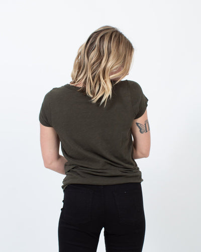 Velvet by Graham & Spencer Clothing Small Basic Cotton Tee
