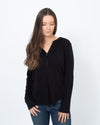 Velvet by Graham & Spencer Clothing Small Black Linen Shirt